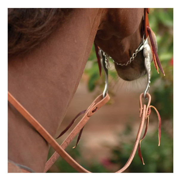 product variation MARTIN SADDLERY Harness Split Reins Natural 1/2in Thick Tied Ends (SR12H) image