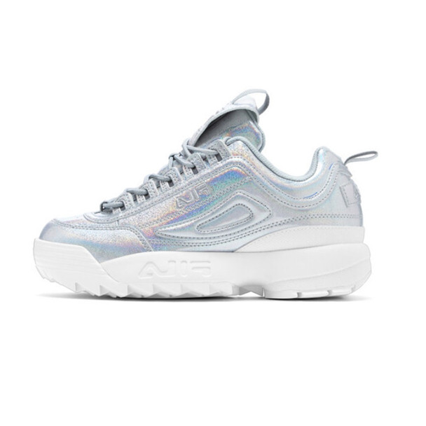 product variation FILA Womens Disruptor 2 Premium Iridescent Yellow Sneakers (5XM01806-781) image