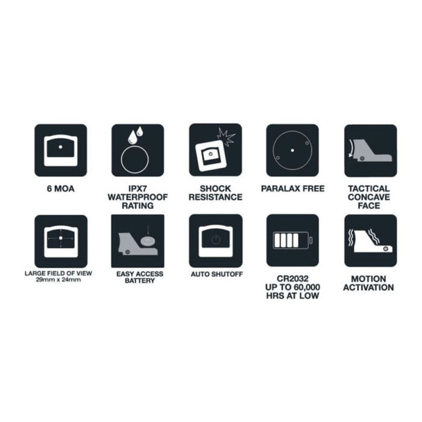 product variation CANIK MeCanik MO3 6 MOA Red Dot Competition Reflex Sight (PACN1103) image