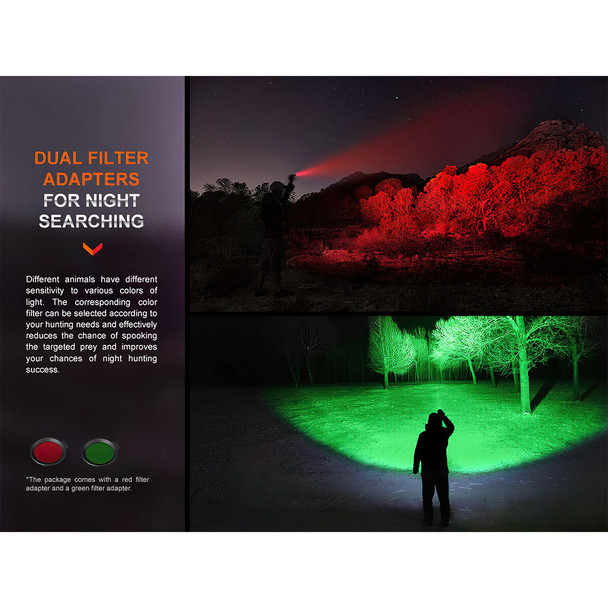 product variation FENIX Flashlight HT18R 2800 Lumens Rechargeable Hunting LED Flashlight (HT18R) image