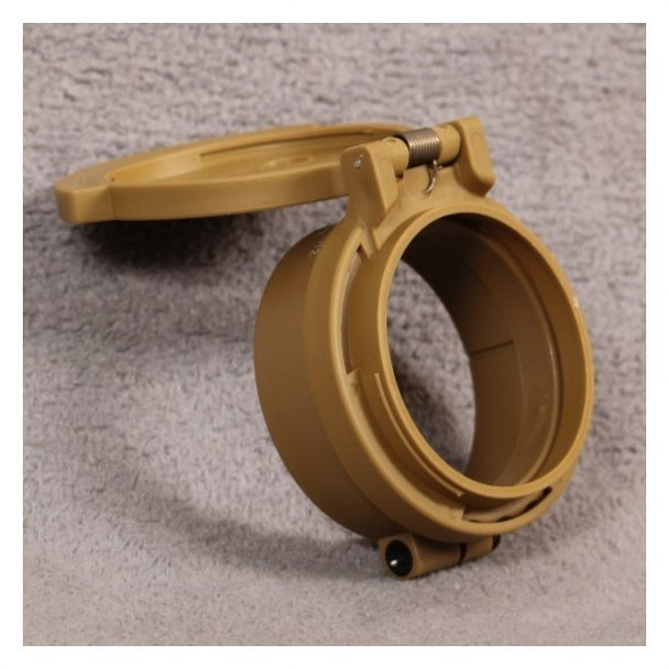 product variation NIGHTFORCE Dark Earth Eyepiece Flip-Up Lens Caps for NX8 20x, 32x, NXS 15x, 22x, 32x, 42x, SHV 10x, 14x, 20x (A713) image