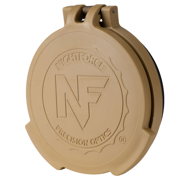 product variation NIGHTFORCE Dark Earth 56mm Objective Flip-Up Lens Caps for ATACR, BEAST, NXS, SHV (A723) image