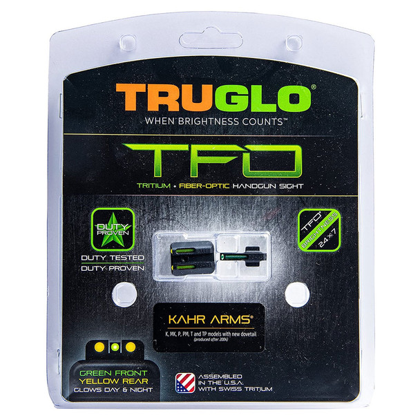 product variation TRUGLO TFO Tritium/Fiber-Optic Handgun Sights for Kahr Arms Pistols (TG131AT1Y) image
