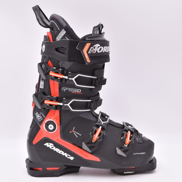 Open Box (Signs of previous use): NORDICA Men Speedmachine 3 130 S Boots, Color: Black/Red/Anthracite, Size: 26 (050G10003F1-26)