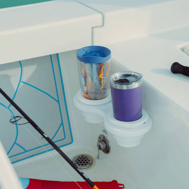 product variation SEASUCKER Vertical White 2-Cup Holder (MC5301W-6) image