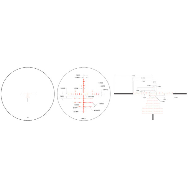 product variation Trijicon Credo 2-10x36mm First Focal Plane Riflescope, 30mm Tube, Matte Black, Exposed Elevation Adjuster with Return to Zero Feature (CR1036-C) image