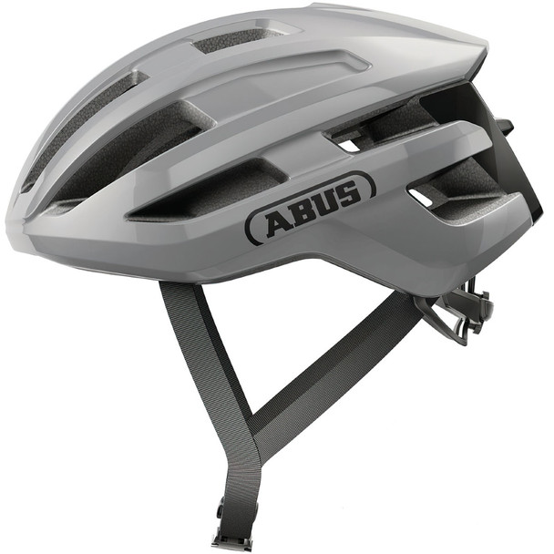 product variation ABUS PowerDome MIPS Race Gray road cycling helmet with 17 vents image