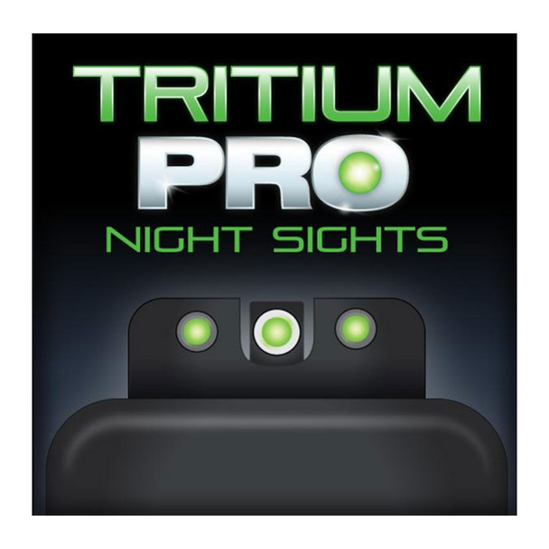 product variation TRUGLO Tritium Pro FN FNX-40 Green With White Outline Night Sights (TG231F2W) image