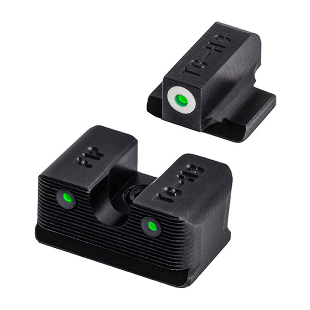 product variation TRUGLO Tritium Pro FN FNX-45 Green With White Outline Night Sights (TG231F3W) image