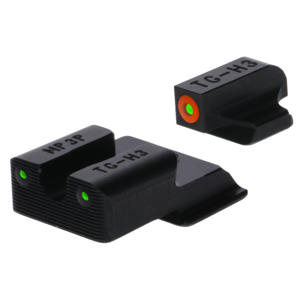 product variation TRUGLO Tritium Pro S&W EZ 9mm Green With Orange Outline Night Sight (TG231MP4C) image