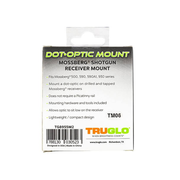 product variation TRUGLO Dot-Optic Mossberg 500/590 Shotgun Receiver Mount (TG8955M2) image