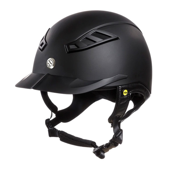 product variation Back on Track EQ3 Lynx Smooth Top black riding helmet with MIPS image