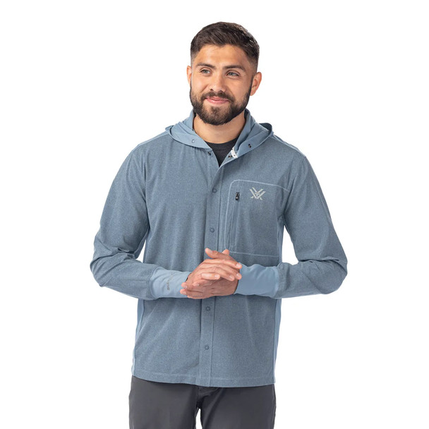 product variation VORTEX Men's Sun Slayer Snap Front Bering Sea Long Sleeve Shirt (124-08-BES) image