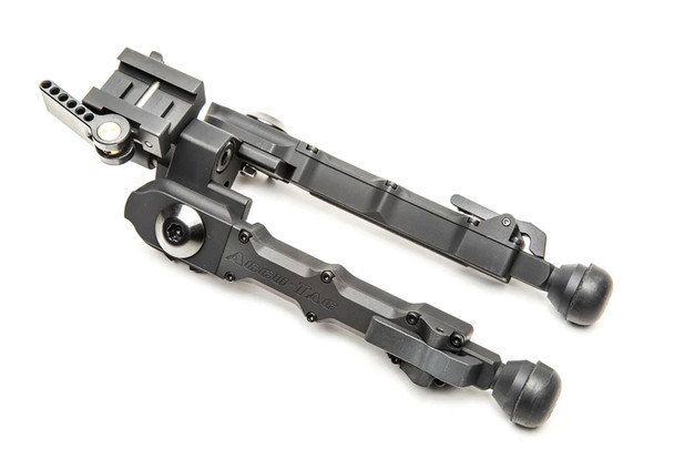 product variation Accu-Tac BR-4 G2 black compact bipod on a Picatinny rail image