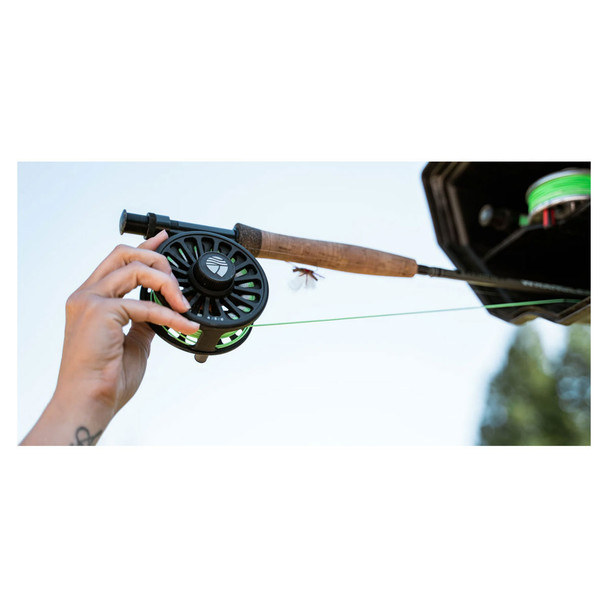 product variation REDINGTON Crosswater IV 4/5/6 Black Pre-Spooled Reel With 5wt Line (5-5515R45601SP) image