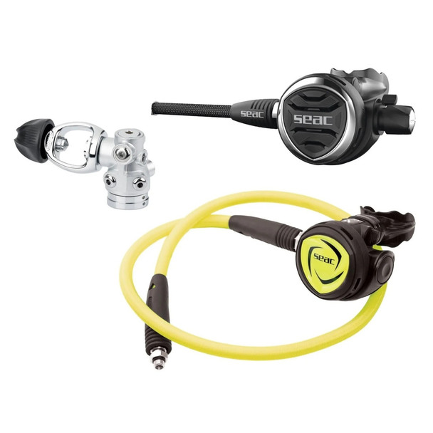 product variation SEAC IT500 Ice Black Metal Scuba Diving Regulator (0350112002004A) image