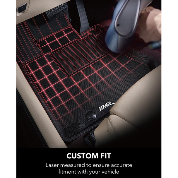 product variation 3D MAXPIDER Kagu Black R1/R2 Floor Liners for Honda Civic 2016-2021 (L1HD07401509) image