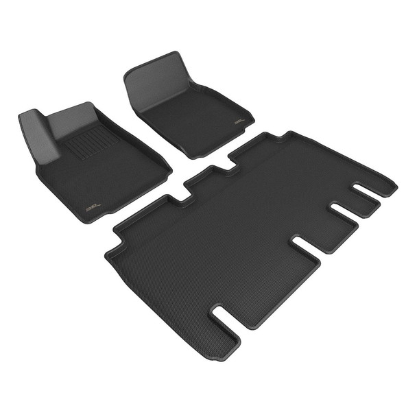 product variation 3D MAXPIDER Kagu Black R1/R2 Floor Liners for Tesla Model X 5-Seat 2022-2023 (L1TL04601509) image