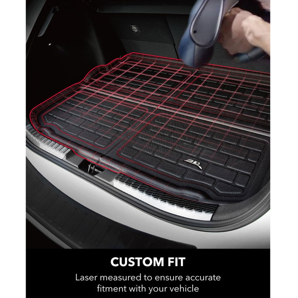 product variation 3D MAXPIDER Kagu Black Behind 2nd Row Cross Fold Cargo Liner for Volkswagen Atlas 2018-2024 (M1VW0841309) image