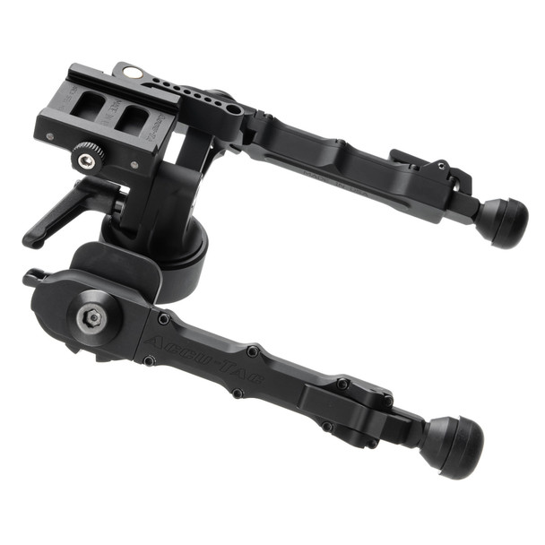 product variation Accu-Tac FC-4 G2 black F-Class bipod with an Arca Swiss QD mount image