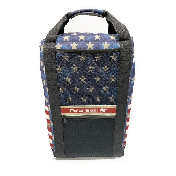 product variation POLAR BEAR COOLERS Original Soft Backpack Cooler - American flag (PB298) image