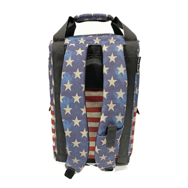 product variation POLAR BEAR COOLERS Original Soft Backpack Cooler - American flag (PB298) image