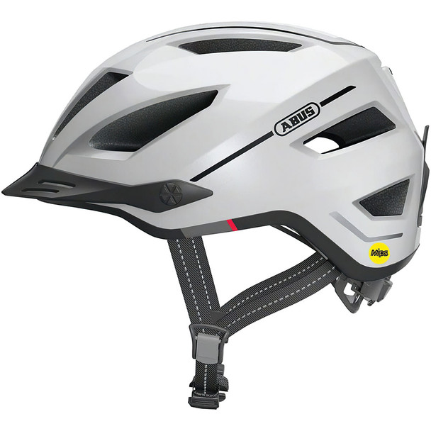 product variation ABUS Pedelec 2.0 MIPS Pearl White e-bike helmet with rear light image
