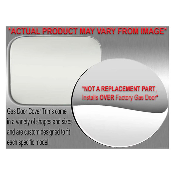 product variation QAA 1-Piece Stainless Gas Cap Door Trim Fits 2002-2009 Chevy Trailblazer (GC42290) image