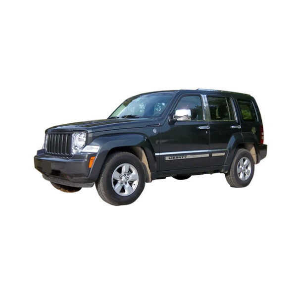 product variation QAA 4-Piece Stainless Body Molding Insert Trim Kit Fits 2008-2012 Jeep Liberty (MI48070) image