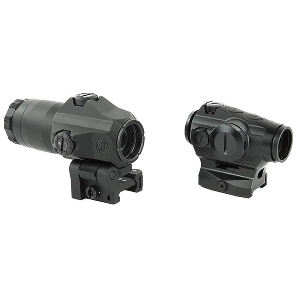 product variation SIG SAUER Romeo4H 1x20mm Ballistic Circle Dot Black Red Dot Sight with Juliet4 4x Magnifier (SORJ43111) image