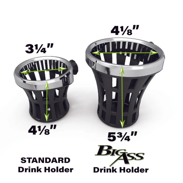 product variation CIRO Big Ass Chrome Drink Holder, No Mount (50007) image