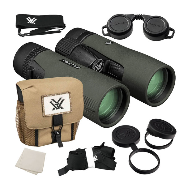 product variation VORTEX Diamondback HD 10x42 Binoculars and VORTEX Bantam HD 6.5x32 Youth Binoculars (BNDL-DB215-BTM6532) image