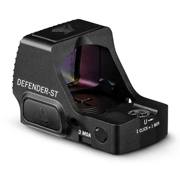 product variation Defender-ST 3 MOA Micro Red Dot Sight (Black) w/ Pro 45 Degree Offset Accessory Picatinny Mount image
