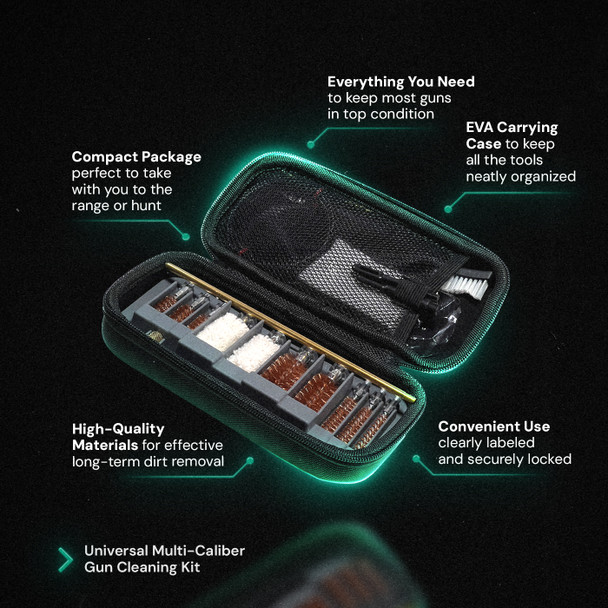 product variation GRITR Shotgun Choke Tube 3 Pack Set for 12 Ga Beretta/Benelli Mobil w/ Scout Fixed Blade Full Tang Knife, Multi-Caliber Gun Cleaning Kit & All-in-One Gun CLP Cleaner, Lubricant & Protectant, 8 fl oz - Tactical Accessories for Shooters & Hunters image