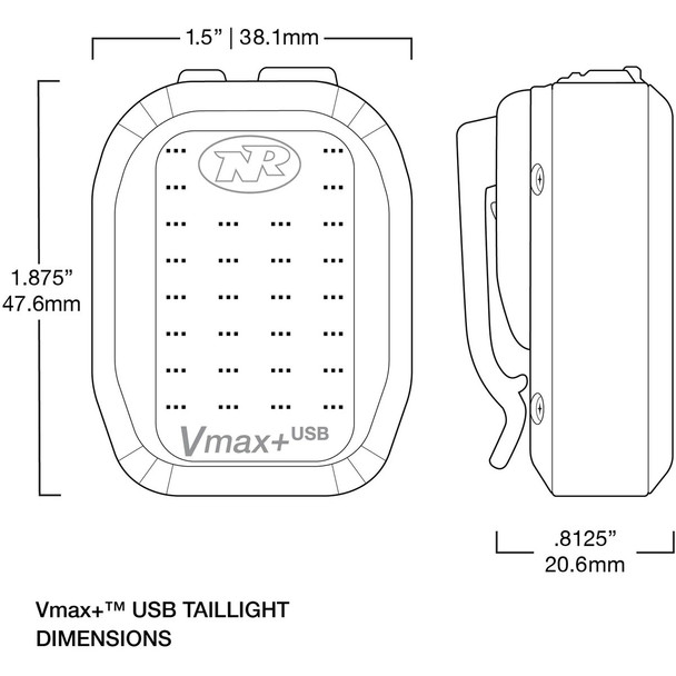 product variation NITERIDER Vmax+ 150 Bike Taillight (5515) image