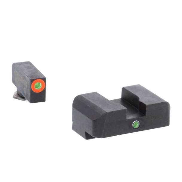 product variation AMERIGLO For Glock Tritium I-Dot Green with Orange Outline Front and Green Rear Sights (GL-201) image