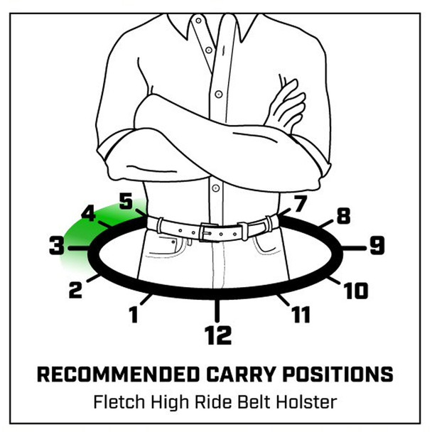 product variation GALCO Fletch High Ride Tan RH Belt Holster For Sig-Sauer P365xl (FL870R) image