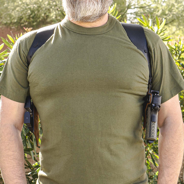 product variation GALCO Parabellum 2.0 Black RH Shoulder System For Glock 17 Gen 1-5/Palmetto State Armory Dagger Compact/Shadow Systems Dr920 (PB2-224RB) image