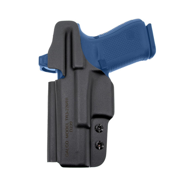 product variation GALCO Triton 3.0 Kydex Strongside/Crossdraw Black Right Hand Inside Waistband Holster for Arex Delta / Glock 17 (TR3-224RB) image
