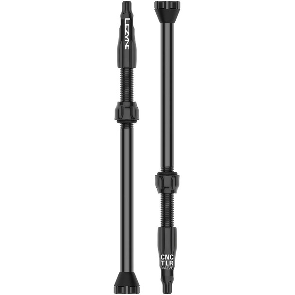 LEZYNE CNC TLR 80mm Black Valve (1-PK-TLRVL80-V104)