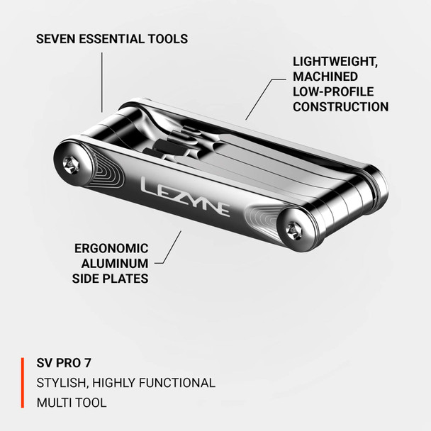product variation LEZYNE SV Pro 7 Silver Bike Multi-Tool (1-MT-SVPRO-07T06) image
