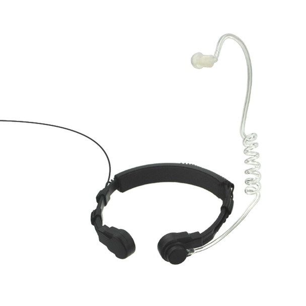 EAR HUGGER SAFETY Throat Microphone Headset for Motorola MOTOTRBO, XPR, APX (EH-TM-1006)
