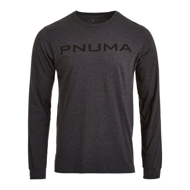 product variation PNUMA Men's Side Swipe Dark Gray Longsleeve Tee Shirt (LS-TS-SS-DG) image