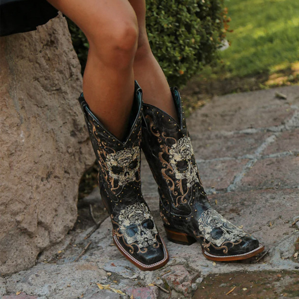 Cowgirl Boots Square Corral Brand Boots Corral Men's Moka