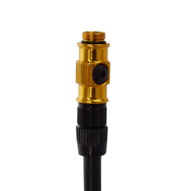 product variation LEZYNE Micro Floor Drive HP Gloss Silver Portable Bicycle Floor Pump (1-MP-MFDR-V2HP) image