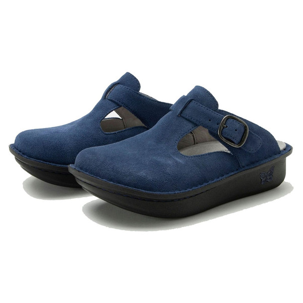 product variation Alegria Classic womens leather clog in Oceanic Suede image