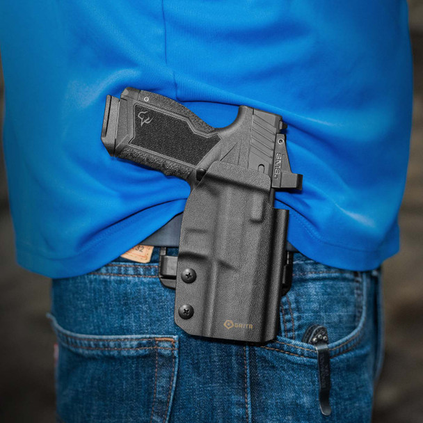 product variation GRITR OWB Kydex Right Hand Pistol Holster Fits Taurus GX4 Carry TORO image