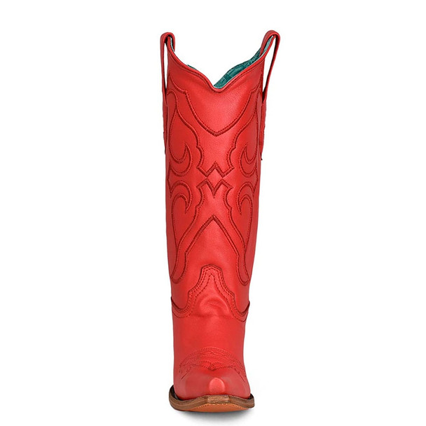 product variation CORRAL Women's Red Matching Stitch Pattern & Inlay Snip Toe Western Boots (Z5073-M-05) image