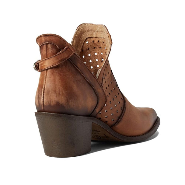 product variation CORRAL Women's Brown Cut Out & Strap Western Booties (Q0221-M-05) image