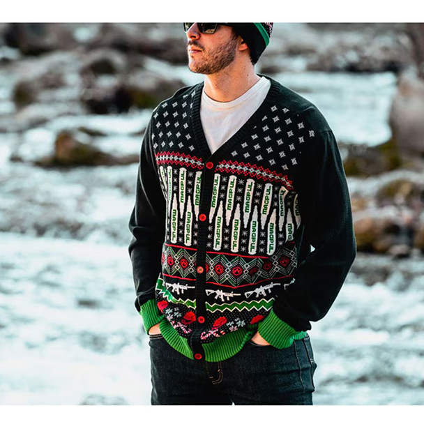 product variation MAGPUL Ugly Christmas Black with Custom Knit Graphics Sweater (MAG1198-969) image